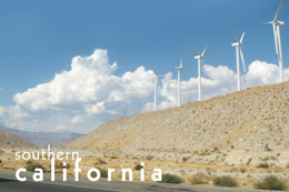 Postcard Southern California Desert Windmills
