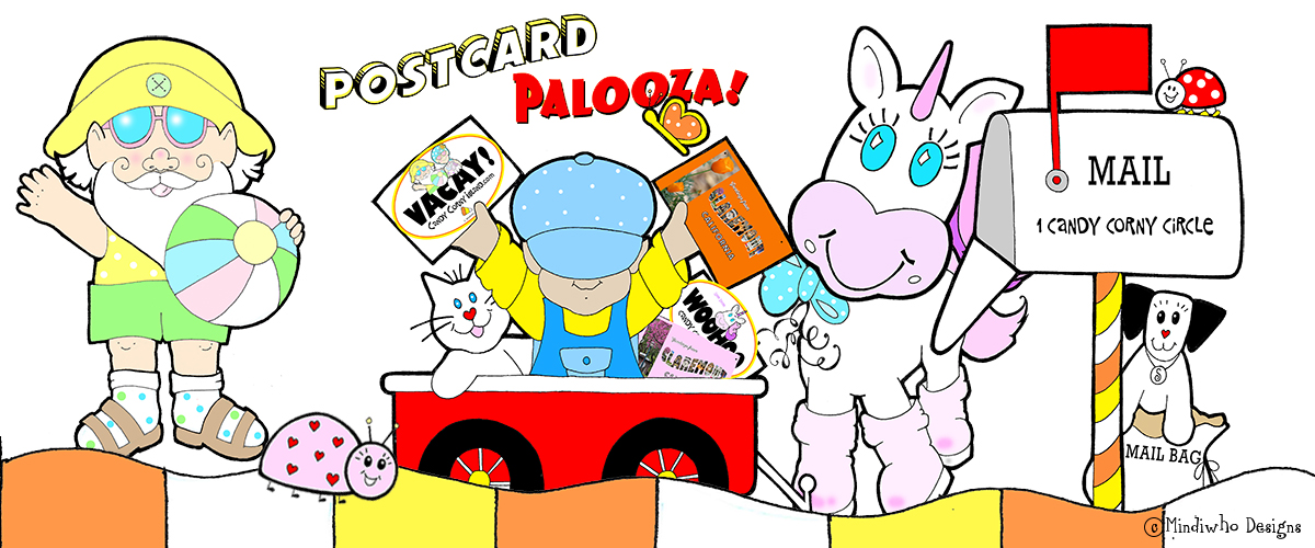 Candy Corny Island Postcard Palooza