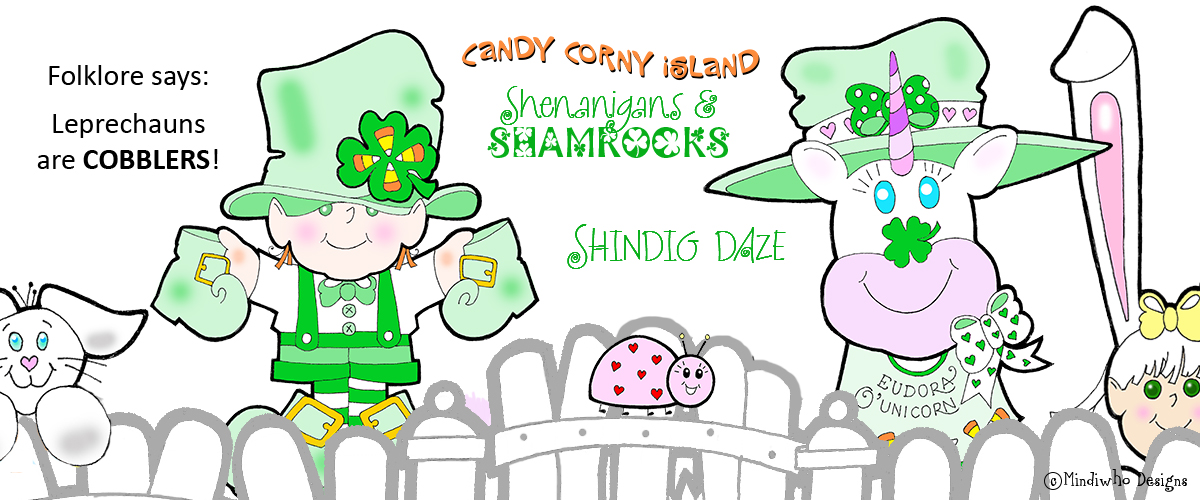 Shamrocks and Shenanigans and Shamrocks Shindig Daze at Candy Corny Island